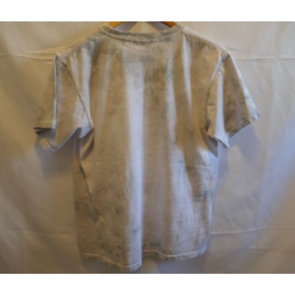 Tupac Tie Dye Gray and White Poetic Justice T-Shirt Sz Med - Picture 5 of 16